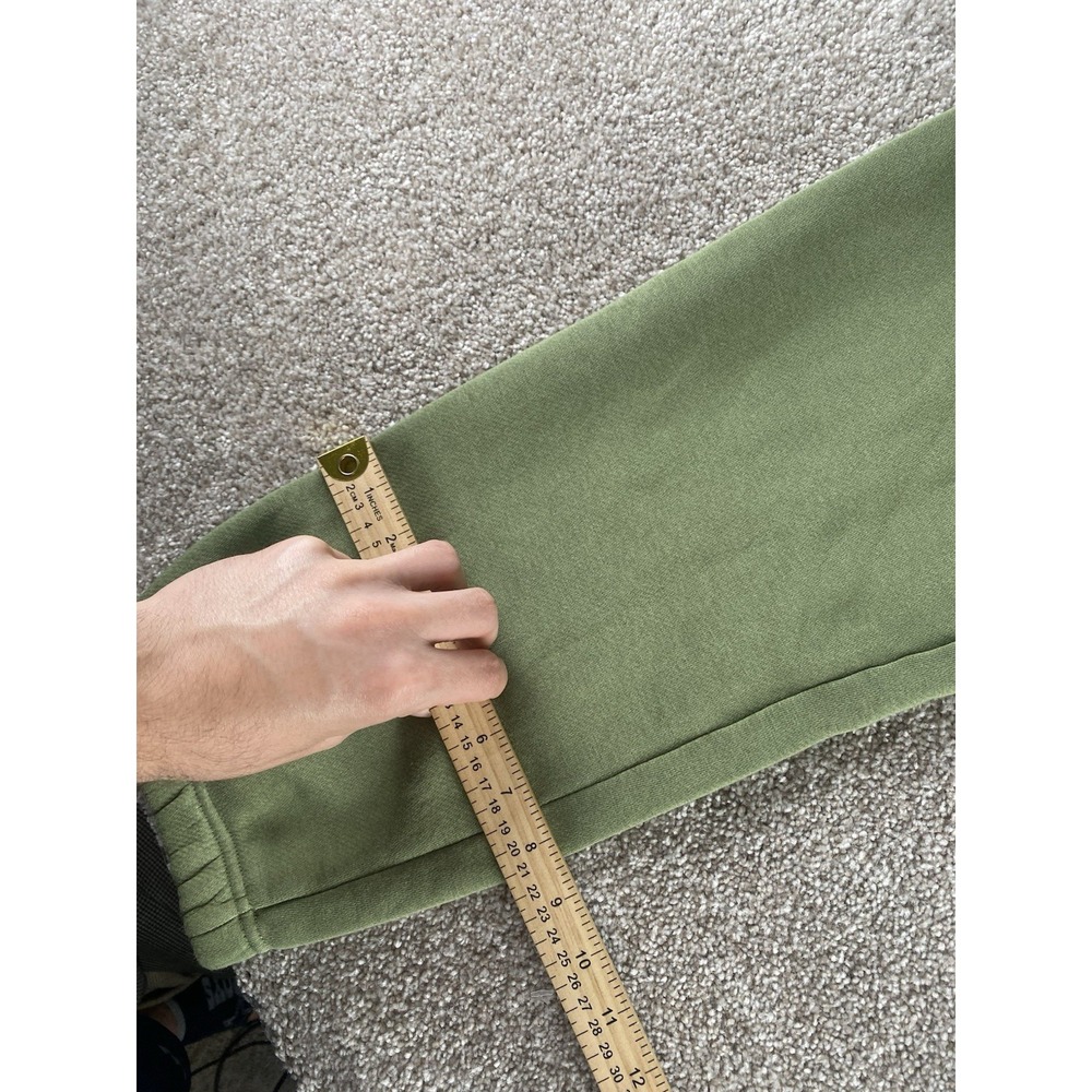 Nike Pants Men L Green Joggers Sweatpants Tech Fleece Gym Active Work 805162-387 - Picture 3 of 13